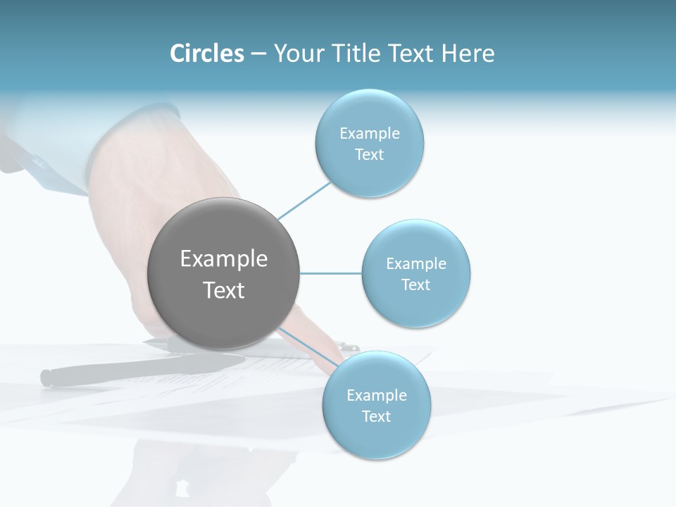 Letter Desk Job PowerPoint Template