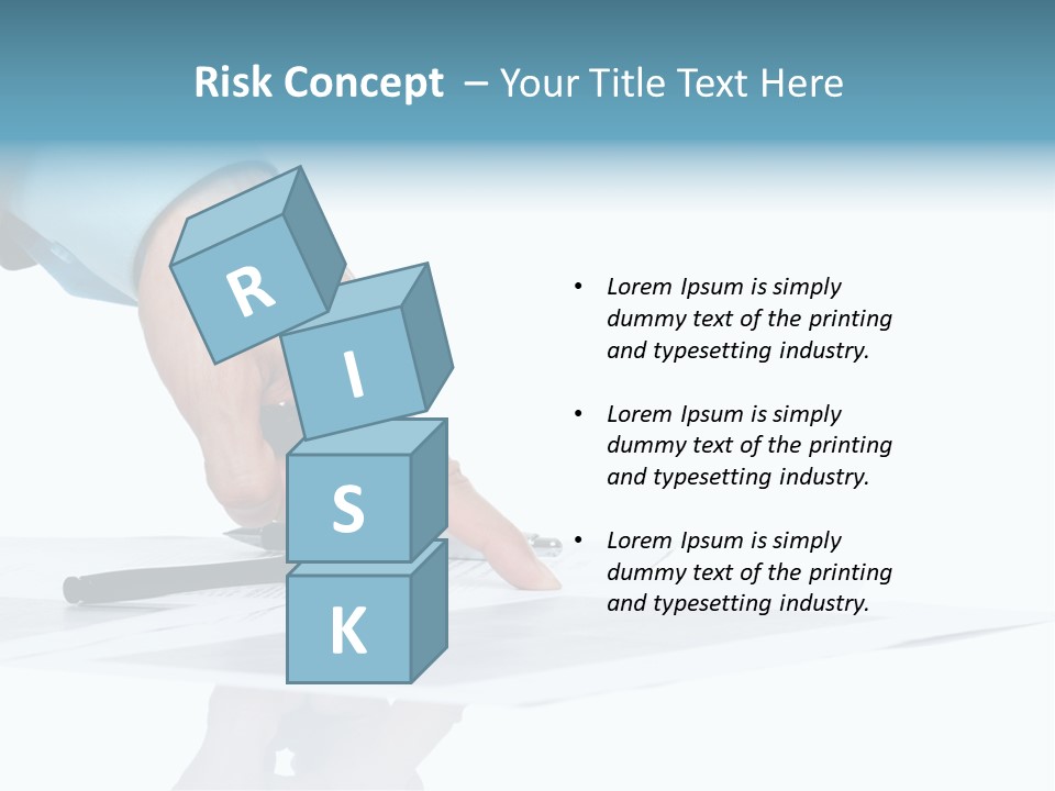 Letter Desk Job PowerPoint Template