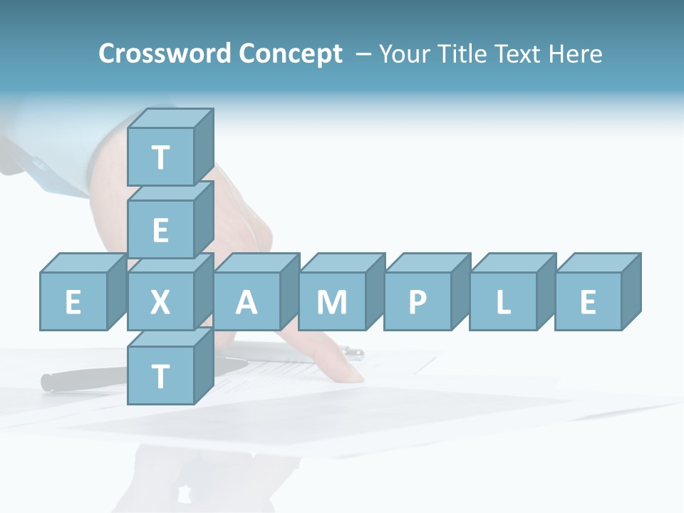 Letter Desk Job PowerPoint Template