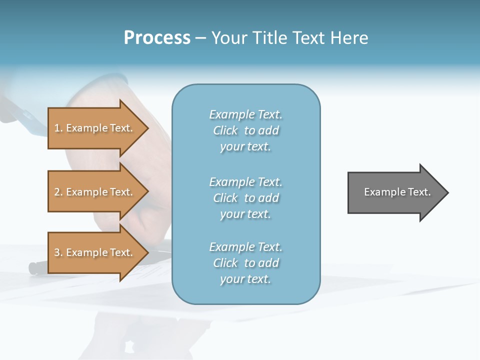 Letter Desk Job PowerPoint Template