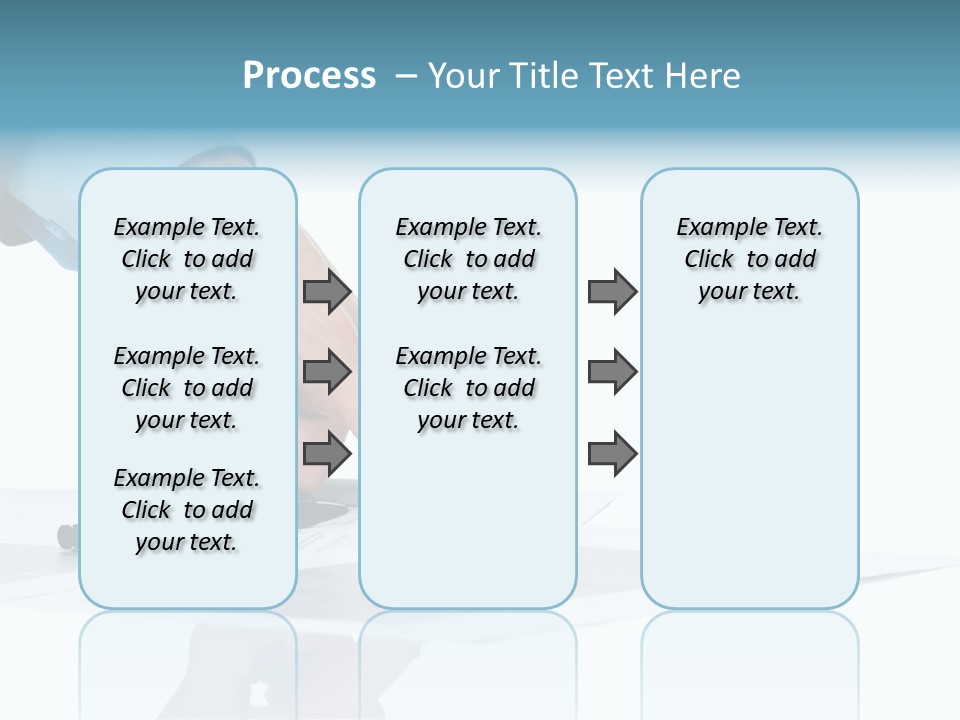 Letter Desk Job PowerPoint Template