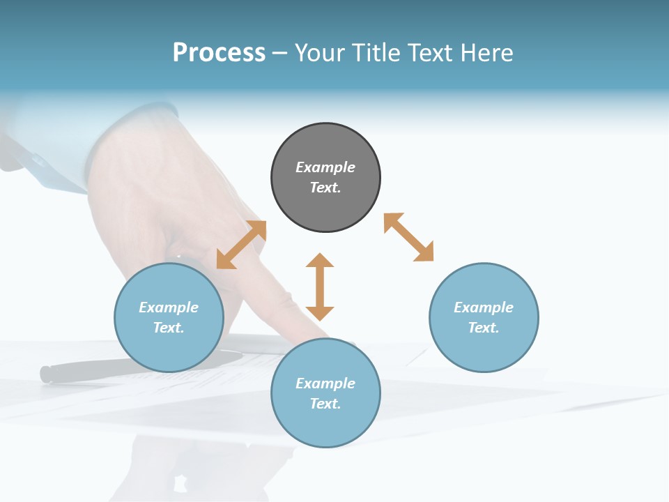 Letter Desk Job PowerPoint Template