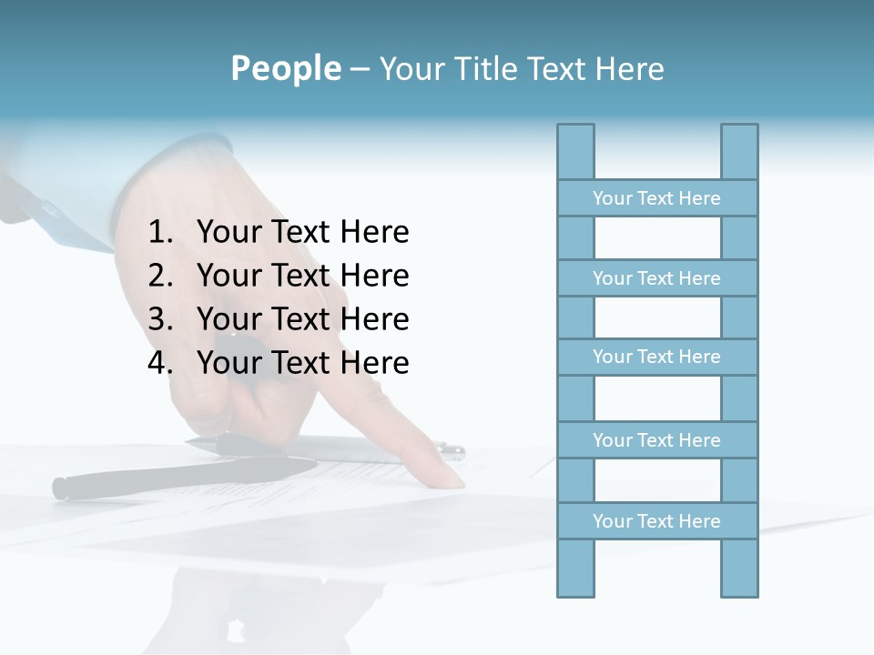 Letter Desk Job PowerPoint Template
