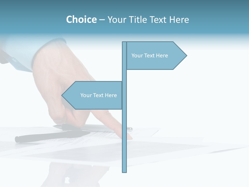 Letter Desk Job PowerPoint Template