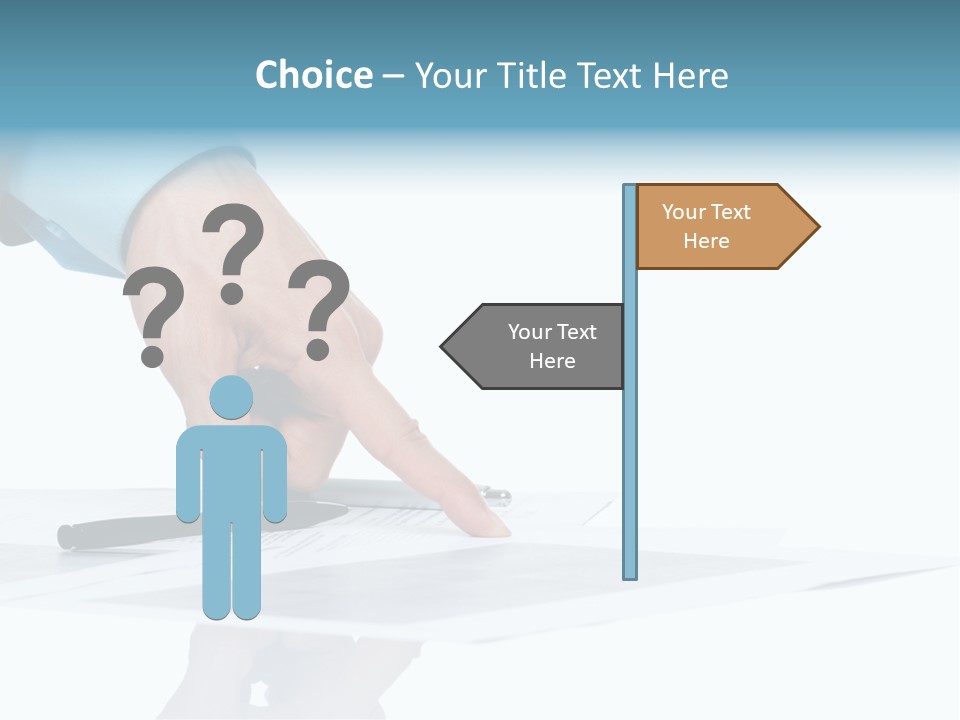 Letter Desk Job PowerPoint Template