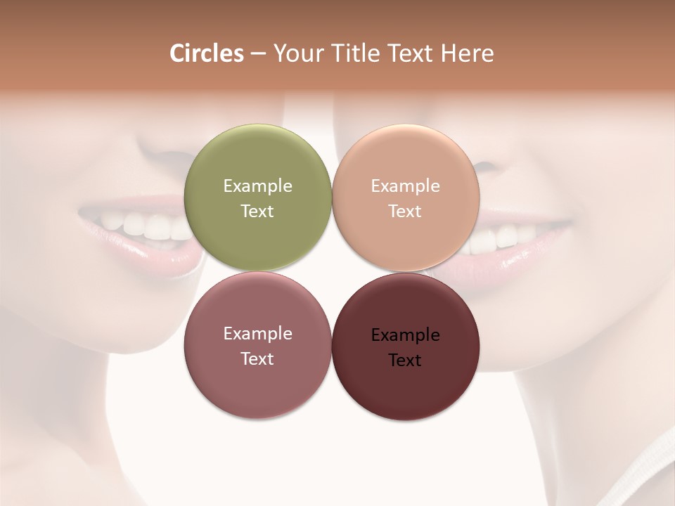Beauty Isolated Joy PowerPoint Template