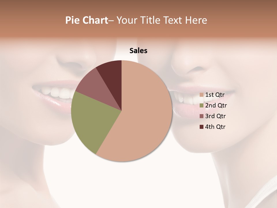 Beauty Isolated Joy PowerPoint Template