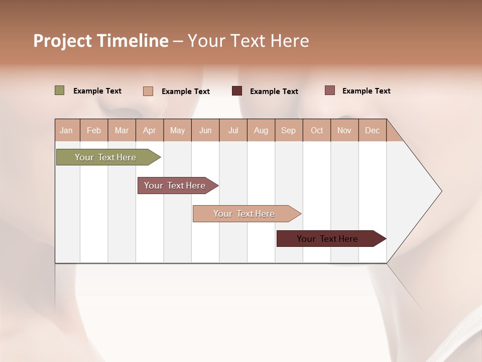 Beauty Isolated Joy PowerPoint Template