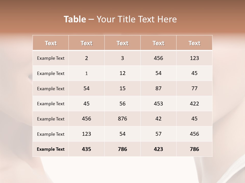 Beauty Isolated Joy PowerPoint Template