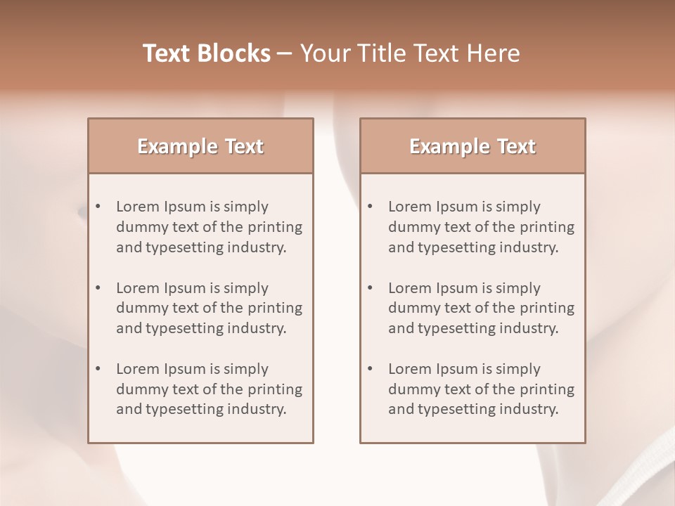 Beauty Isolated Joy PowerPoint Template