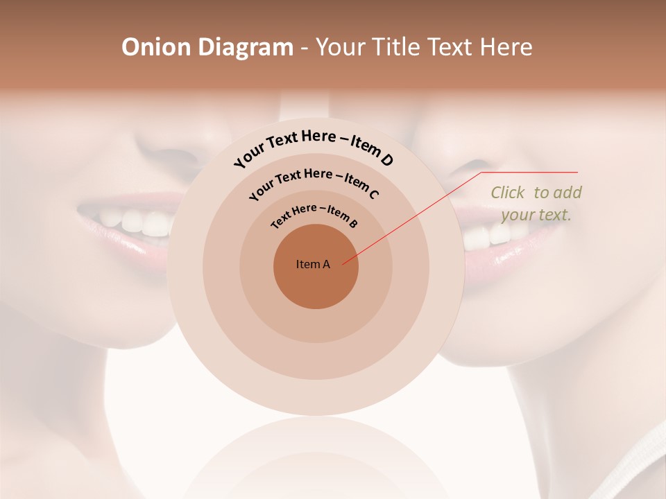 Beauty Isolated Joy PowerPoint Template