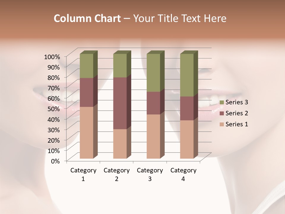 Beauty Isolated Joy PowerPoint Template