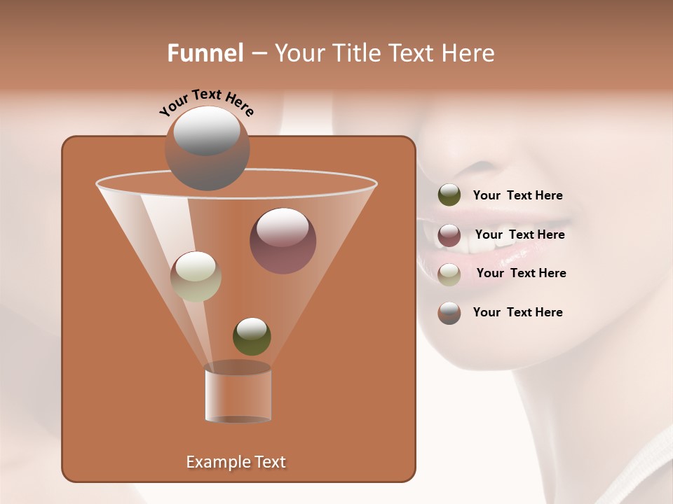 Beauty Isolated Joy PowerPoint Template