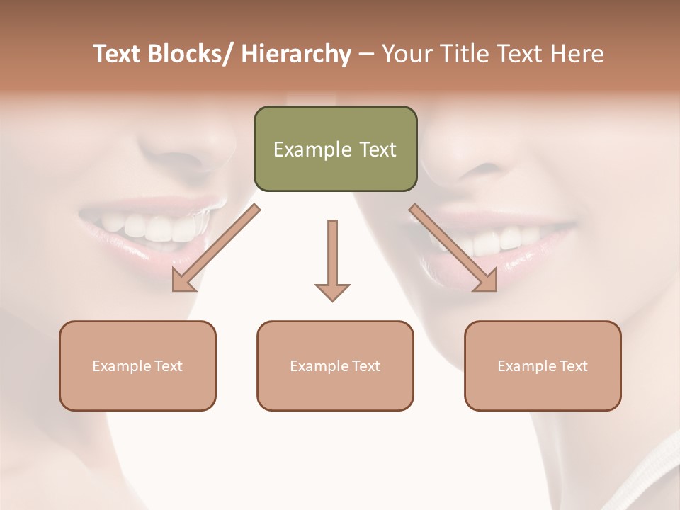 Beauty Isolated Joy PowerPoint Template