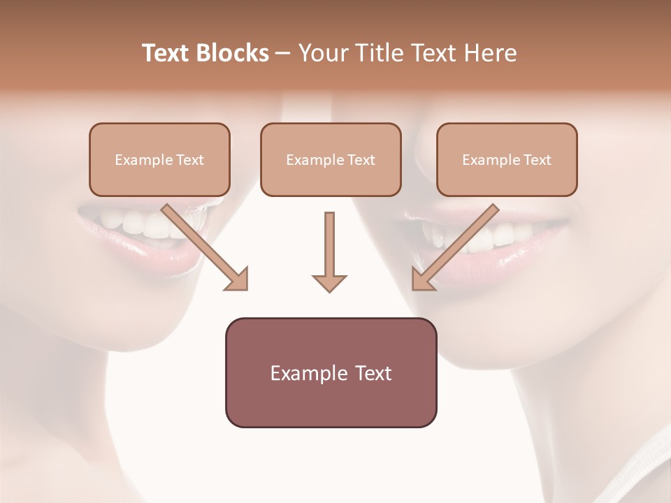 Beauty Isolated Joy PowerPoint Template