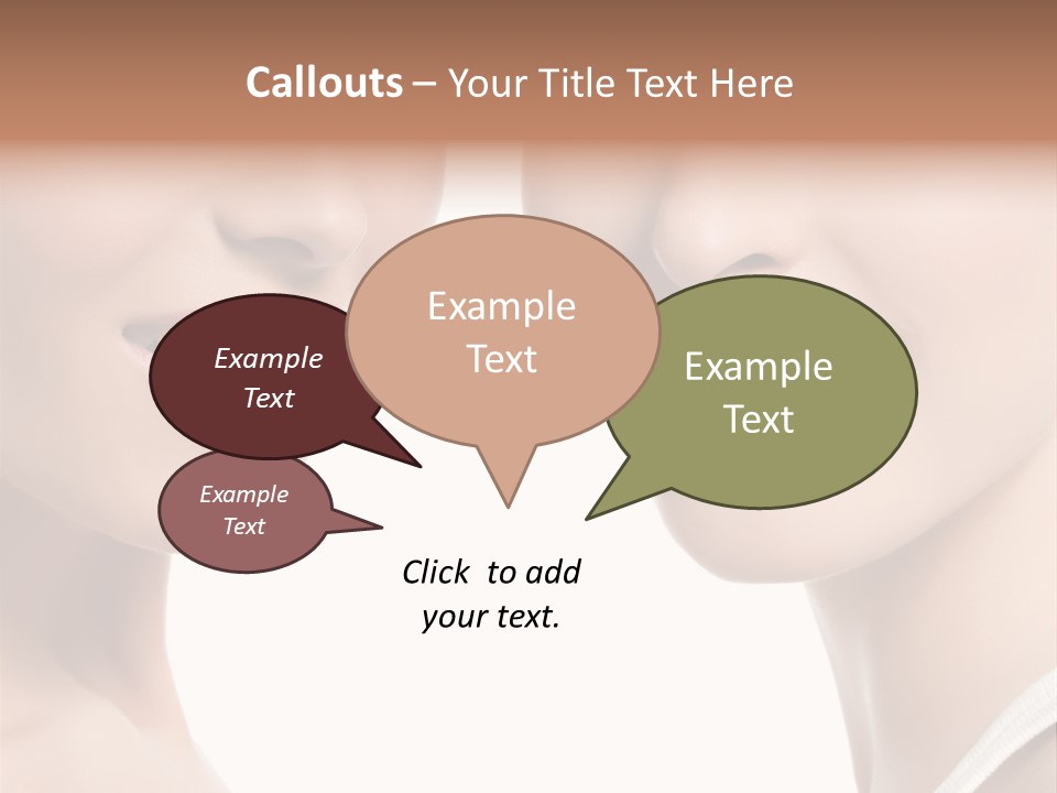 Beauty Isolated Joy PowerPoint Template