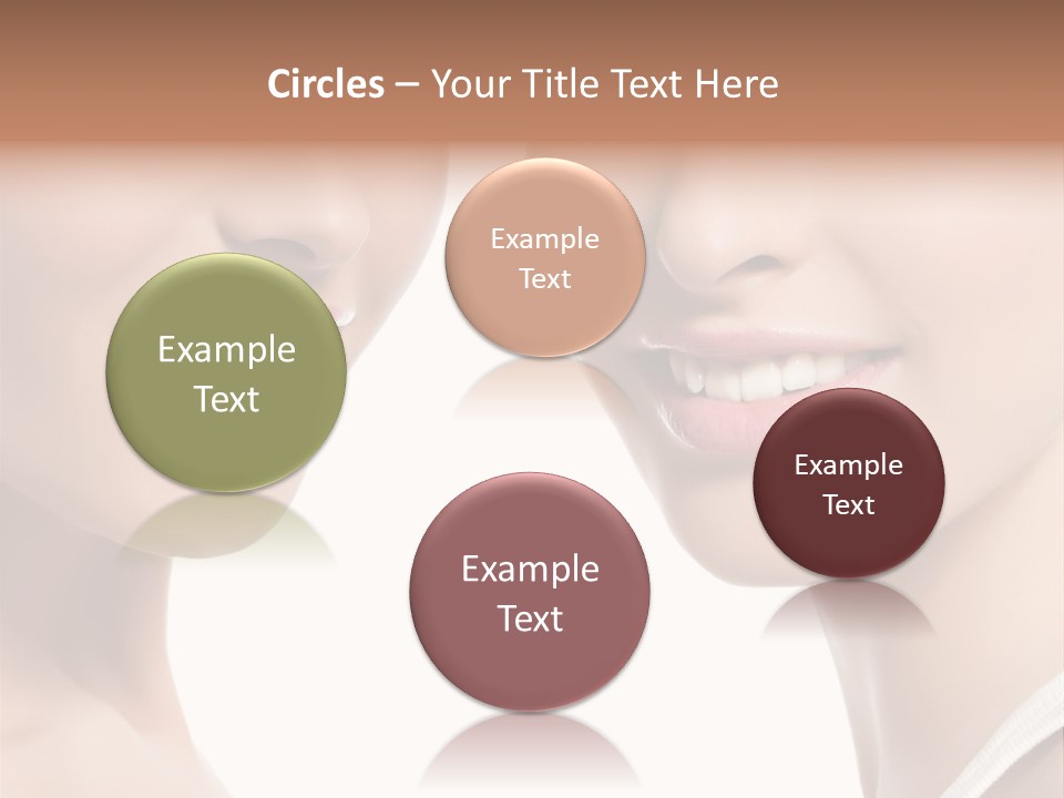 Beauty Isolated Joy PowerPoint Template