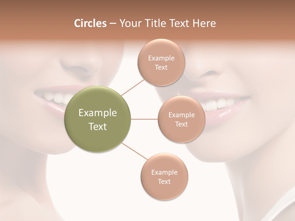 Beauty Isolated Joy PowerPoint Template