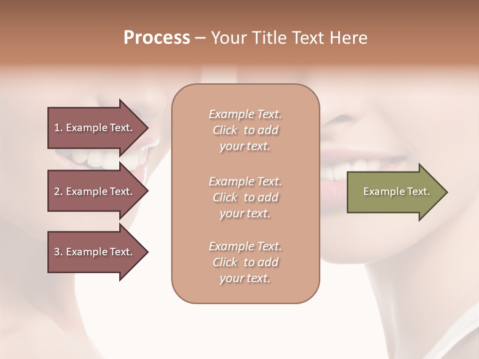 Beauty Isolated Joy PowerPoint Template