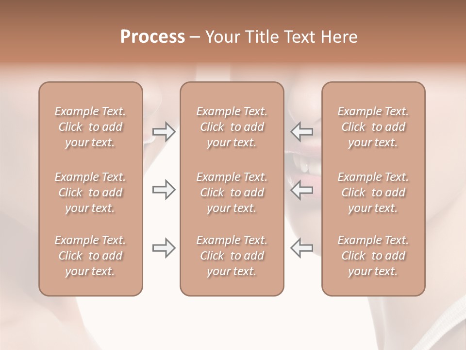 Beauty Isolated Joy PowerPoint Template