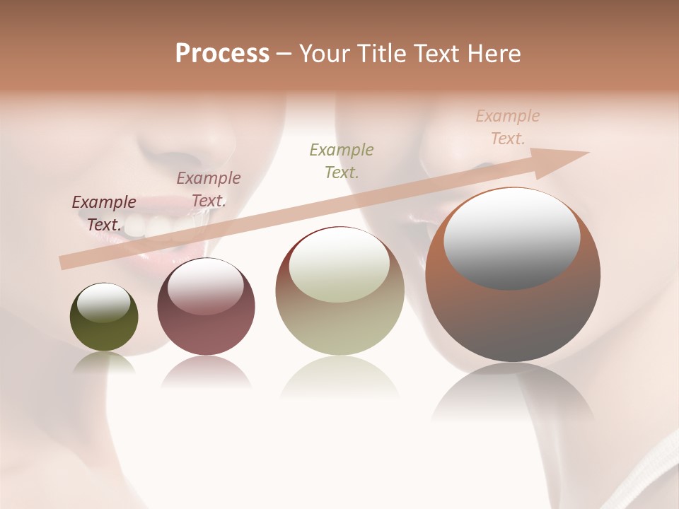 Beauty Isolated Joy PowerPoint Template