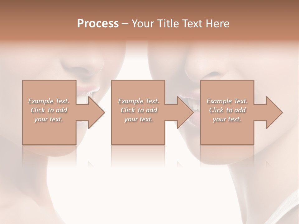 Beauty Isolated Joy PowerPoint Template