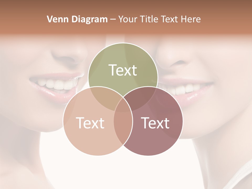 Beauty Isolated Joy PowerPoint Template