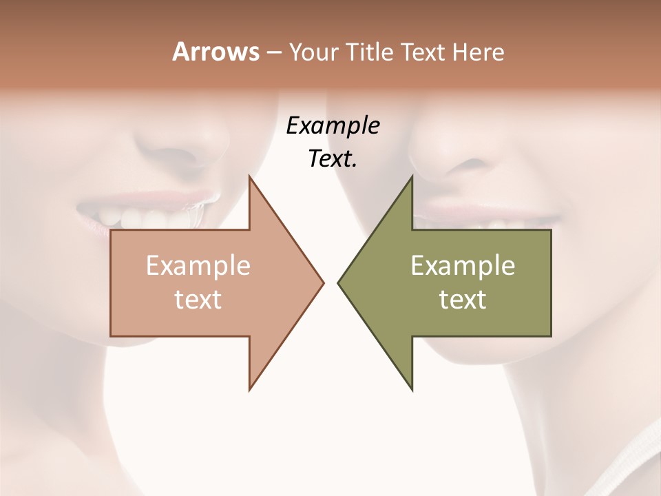 Beauty Isolated Joy PowerPoint Template