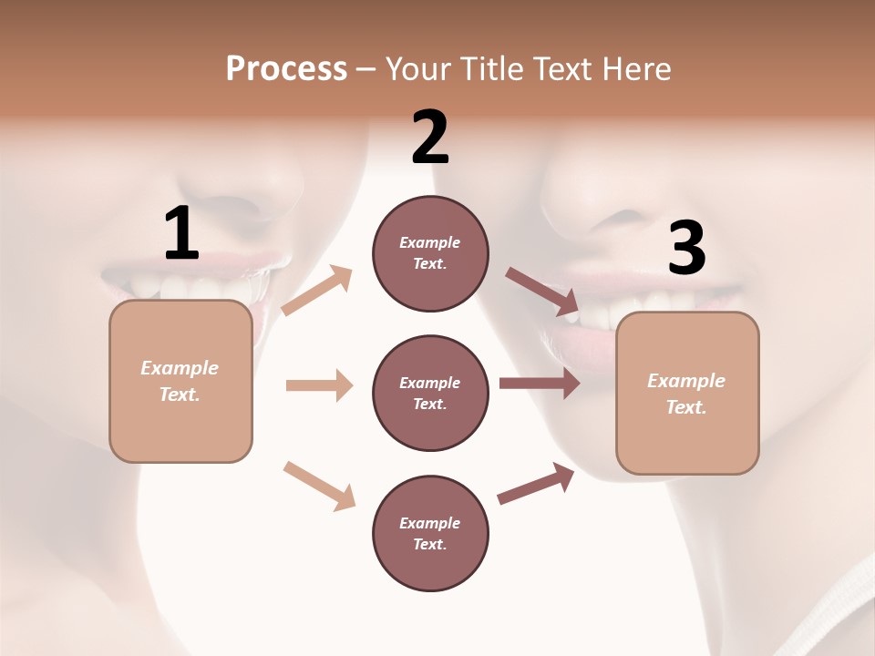 Beauty Isolated Joy PowerPoint Template