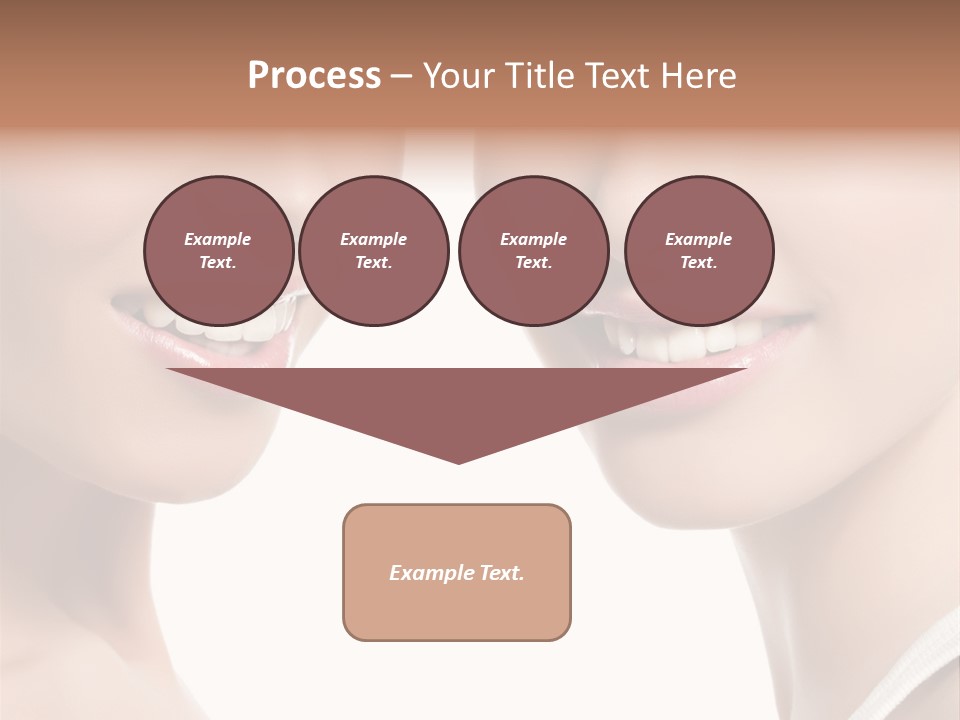 Beauty Isolated Joy PowerPoint Template