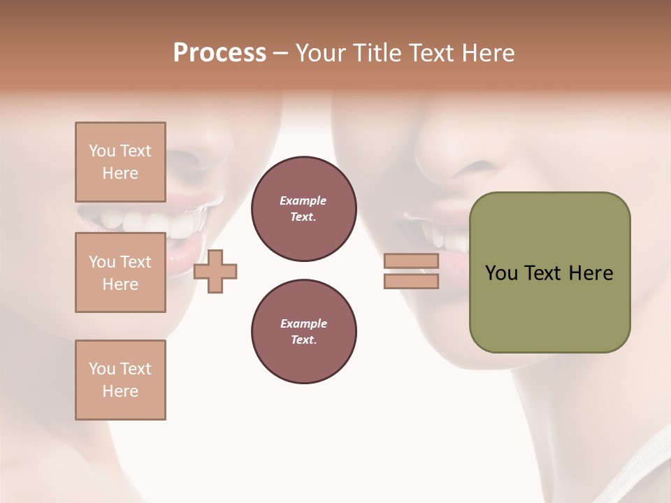 Beauty Isolated Joy PowerPoint Template