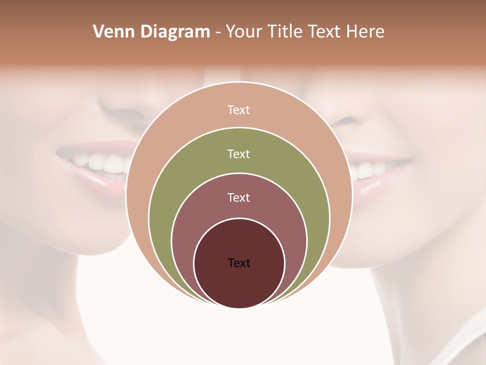 Beauty Isolated Joy PowerPoint Template