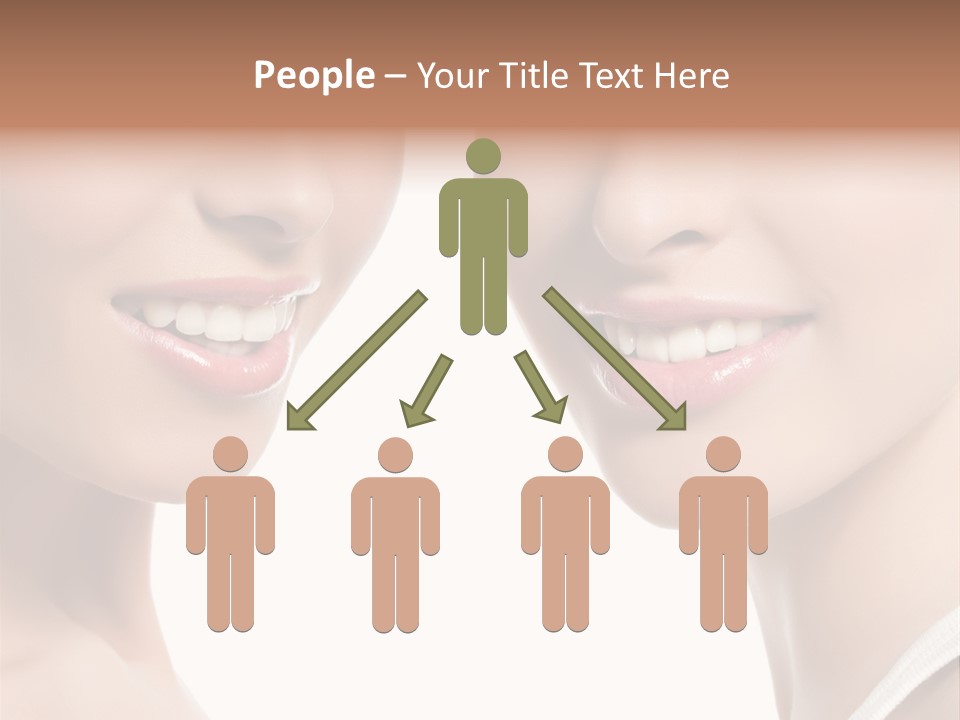 Beauty Isolated Joy PowerPoint Template