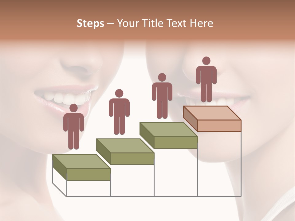 Beauty Isolated Joy PowerPoint Template