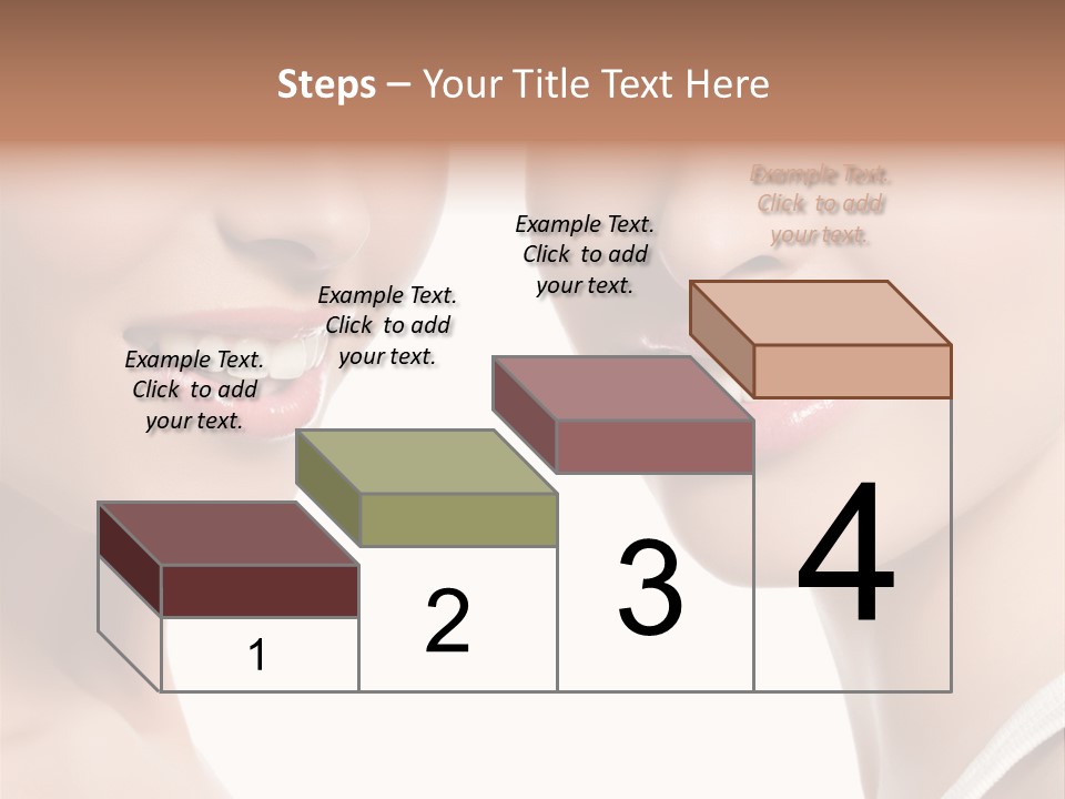 Beauty Isolated Joy PowerPoint Template