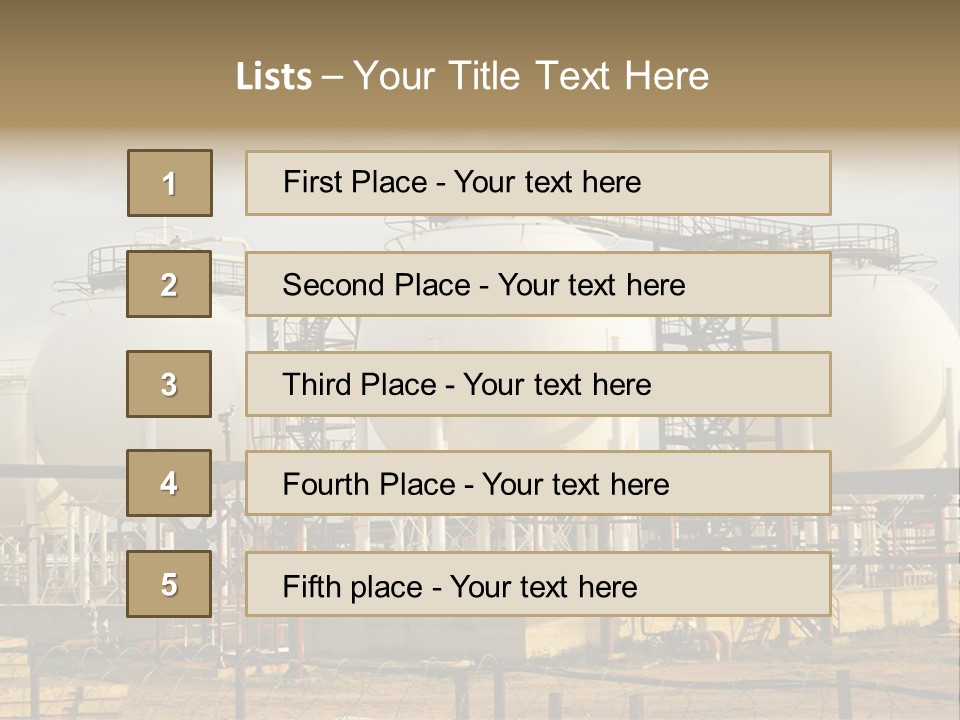 Nature Supply Station PowerPoint Template