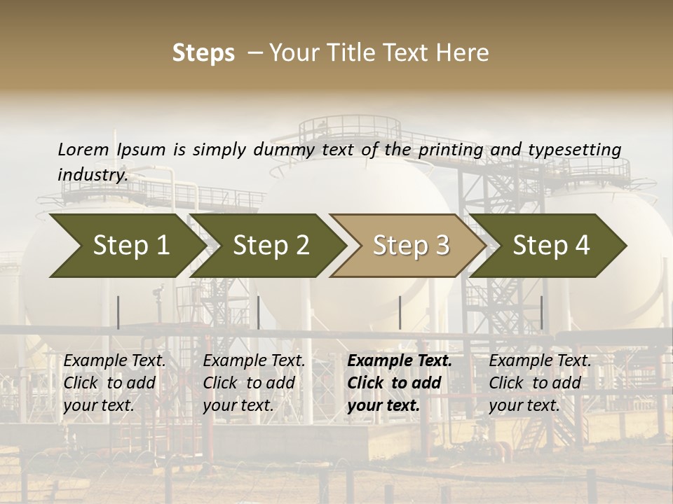 Nature Supply Station PowerPoint Template