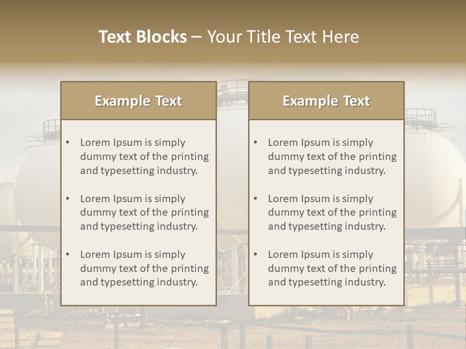 Nature Supply Station PowerPoint Template