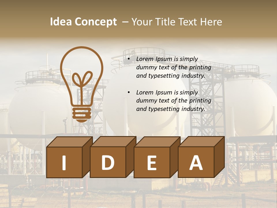 Nature Supply Station PowerPoint Template