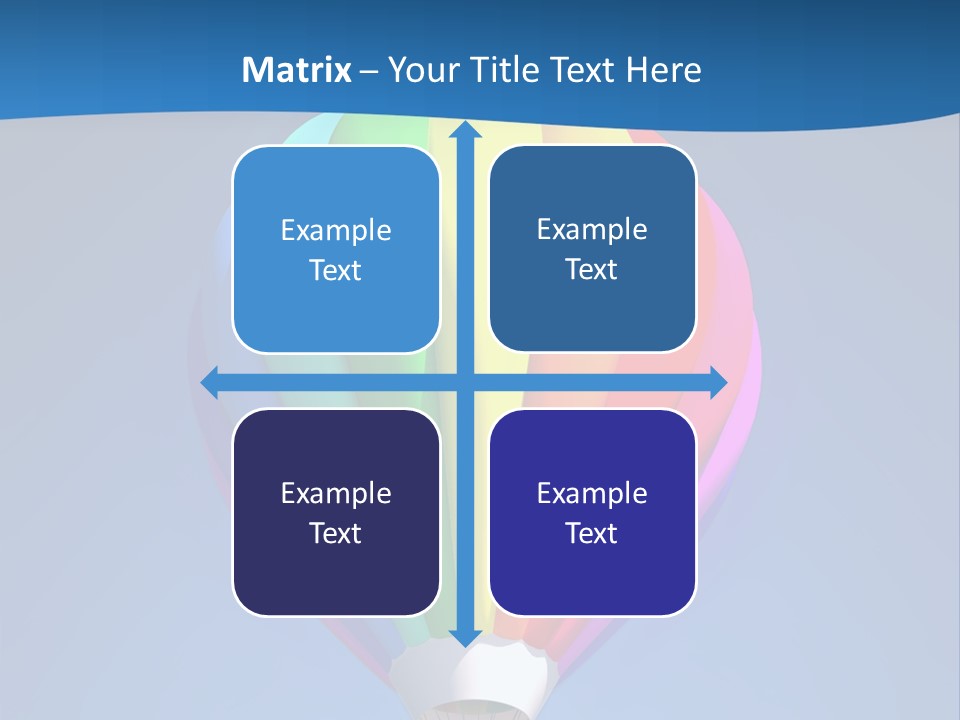 Air Sky Basket PowerPoint Template