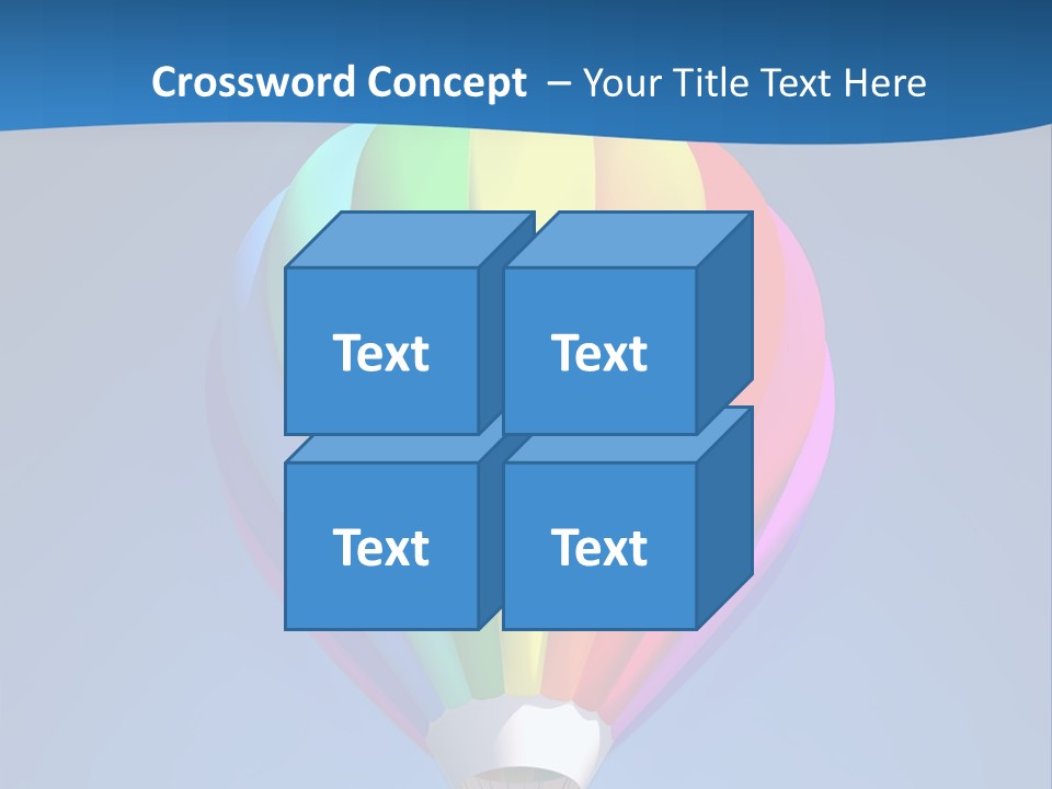 Air Sky Basket PowerPoint Template