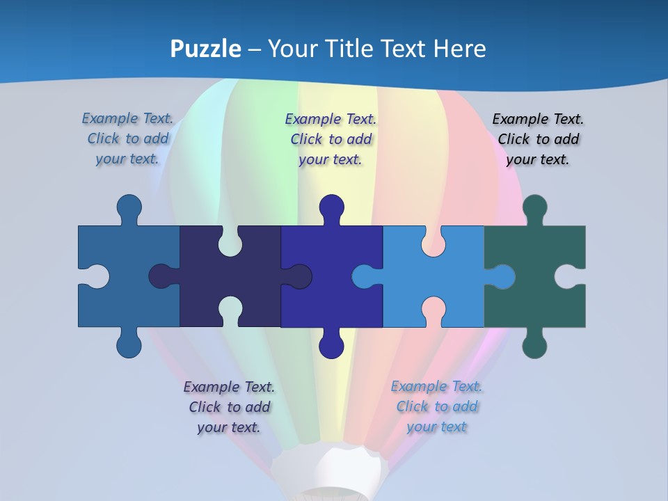 Air Sky Basket PowerPoint Template