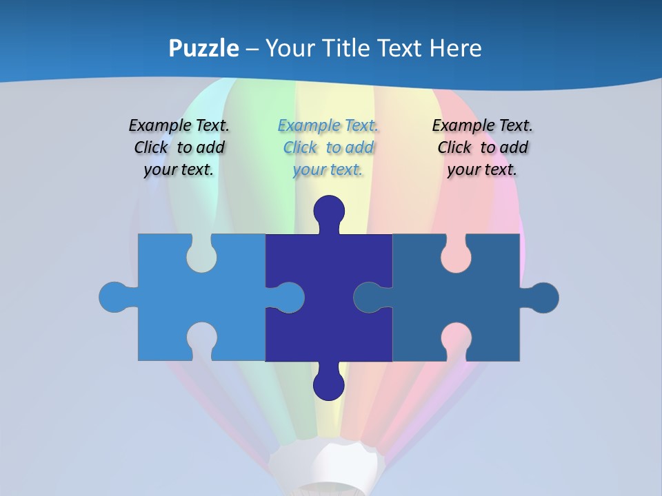 Air Sky Basket PowerPoint Template