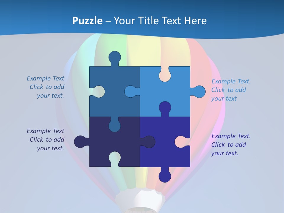 Air Sky Basket PowerPoint Template