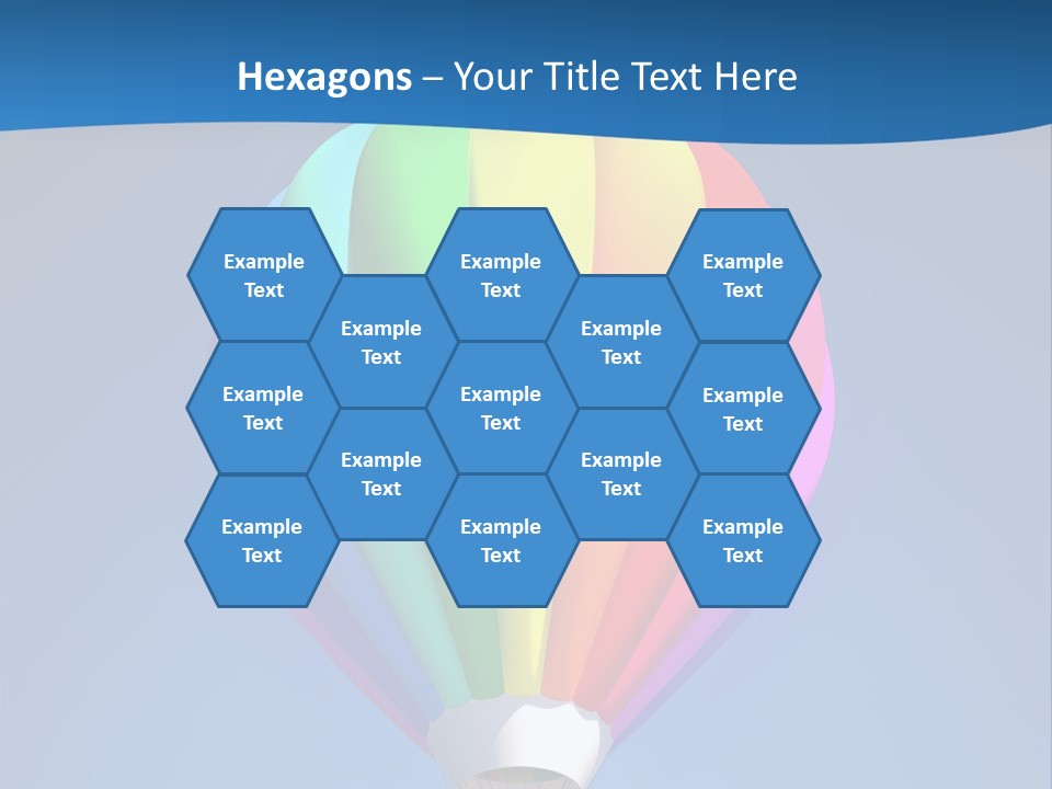 Air Sky Basket PowerPoint Template