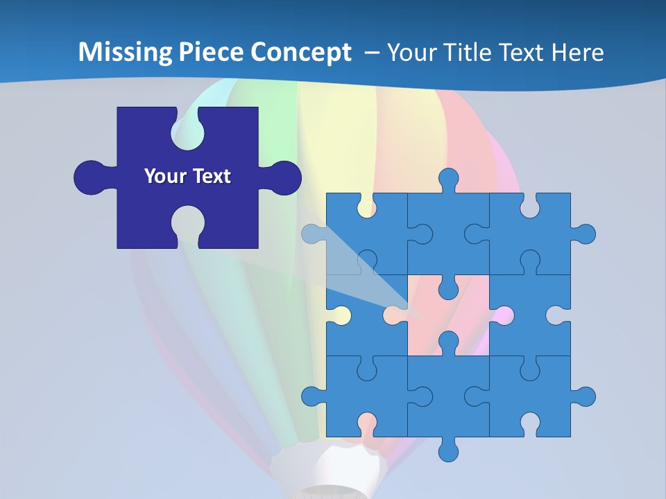 Air Sky Basket PowerPoint Template