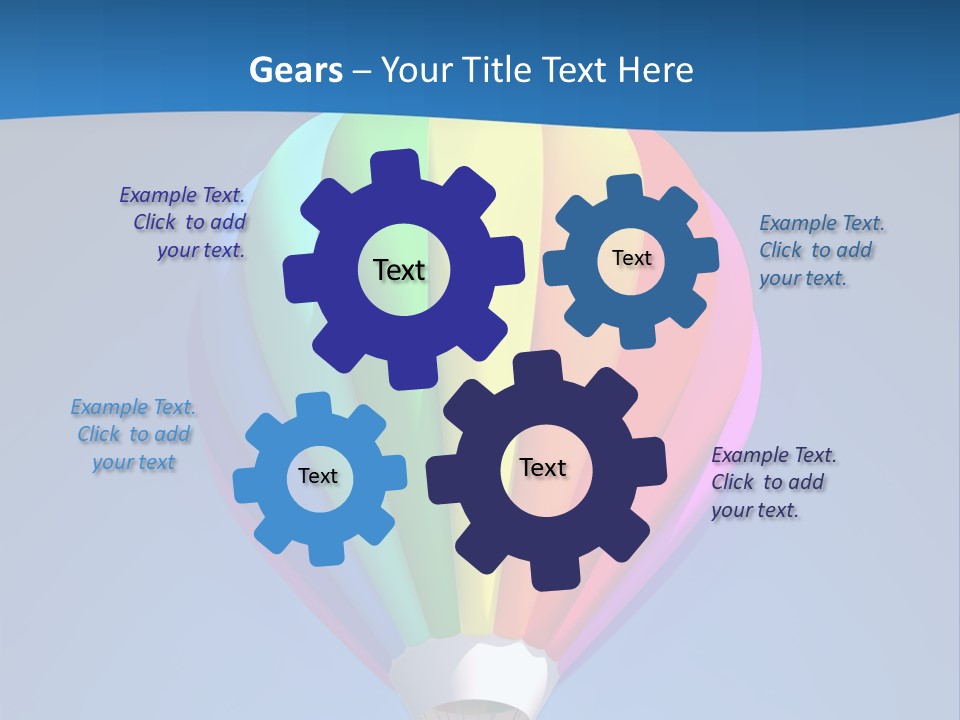 Air Sky Basket PowerPoint Template