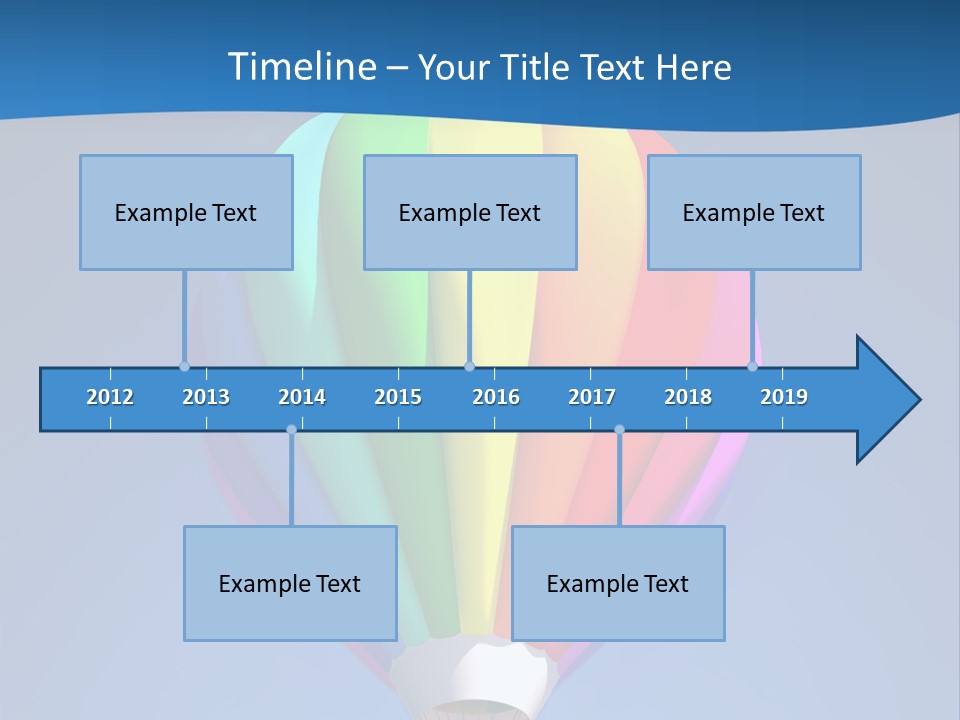 Air Sky Basket PowerPoint Template