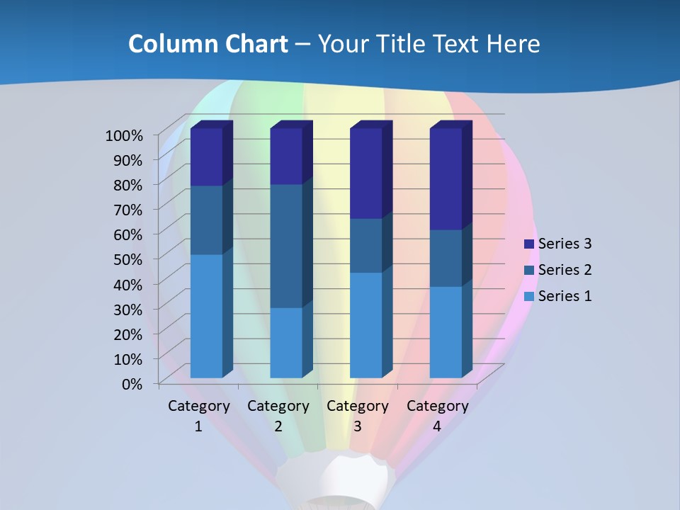 Air Sky Basket PowerPoint Template