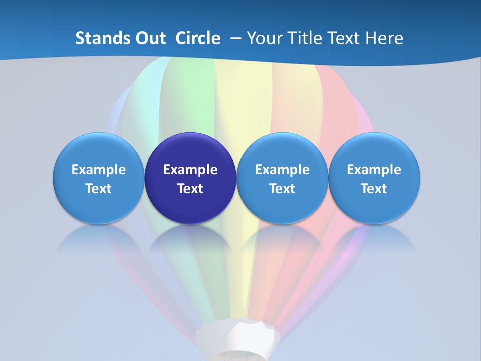 Air Sky Basket PowerPoint Template